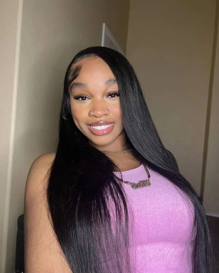 4x4 Straight Lace Closure Wig