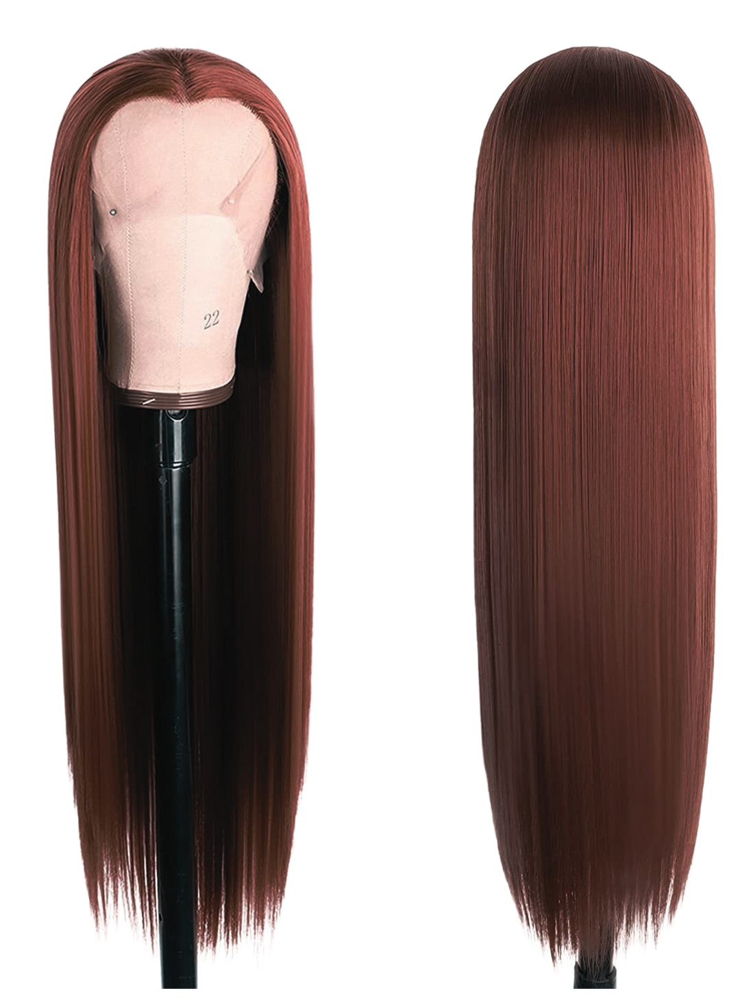 reddish brown wig