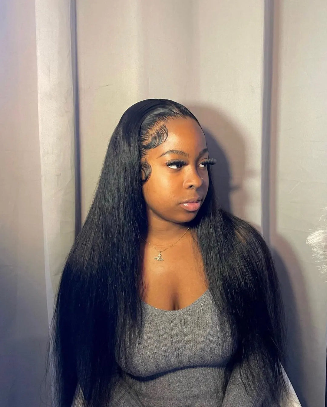 4x4 Straight Lace Closure Wig