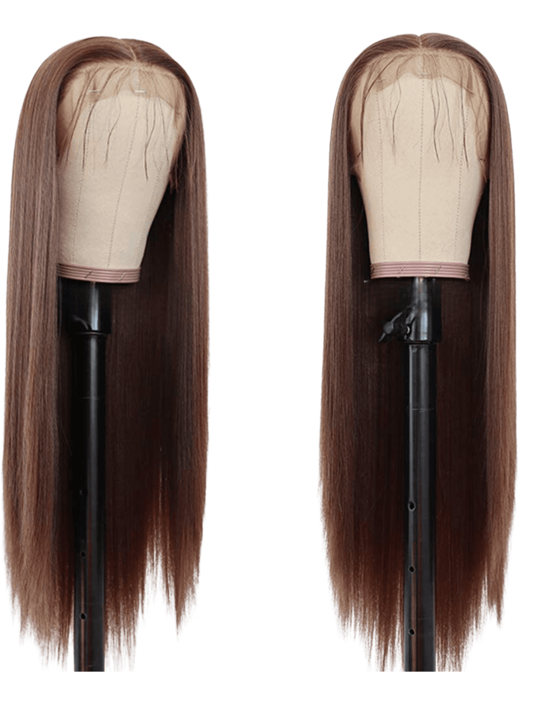 Chocolate Brown Straight Lace Wig - Lengths By Rihze' Qire